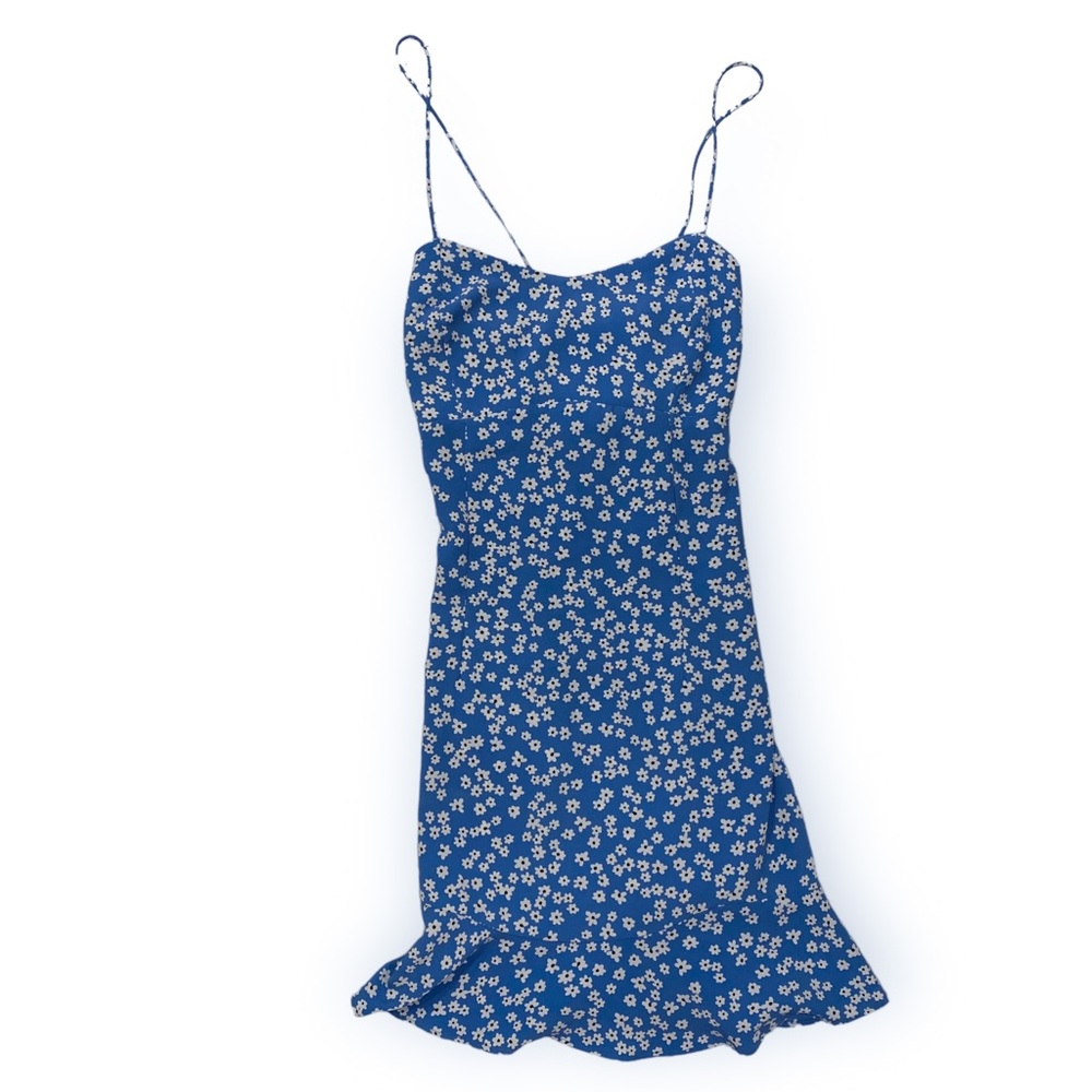ZARA Mini Daisy Dress, Racer Back, Zipper